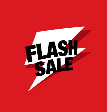 Satış afiş düzen tasarımı, vektör çizim flash