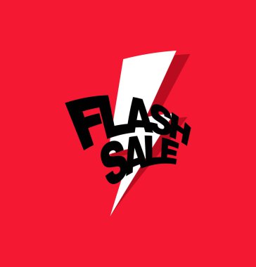 Satış afiş düzen tasarımı, vektör çizim flash