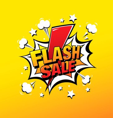 Satış afiş düzen tasarımı, vektör çizim flash