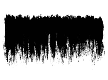 Kirli siyah fırça arka plan, vektör illüstrasyon