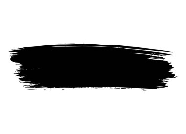 minimal çizilmiş boya fırçası sprey hattı, vektör illüstrasyon 