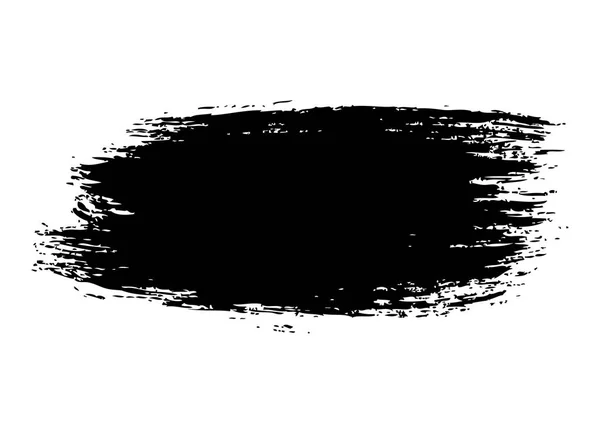 Pinsel Schwarze Farbe Vektor Illustration Hintergrund Vektor Illustration — Stockvektor