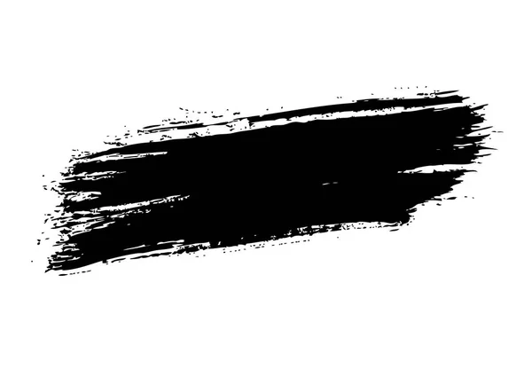 Biały Czarny Pędzelek Linii Farby Tło Wektor Ilustracji — Wektor stockowy