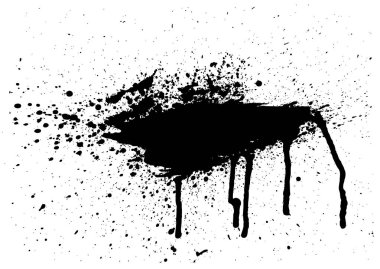siyah vektör grunge arka plan, vektör çizim 