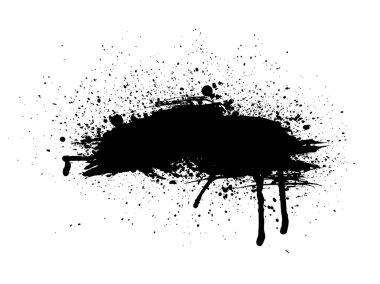 siyah vektör grunge arka plan, vektör çizim 