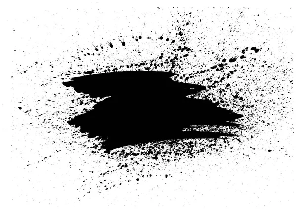 Schwarzer Vektor Grunge Hintergrund Vektorillustration — Stockvektor