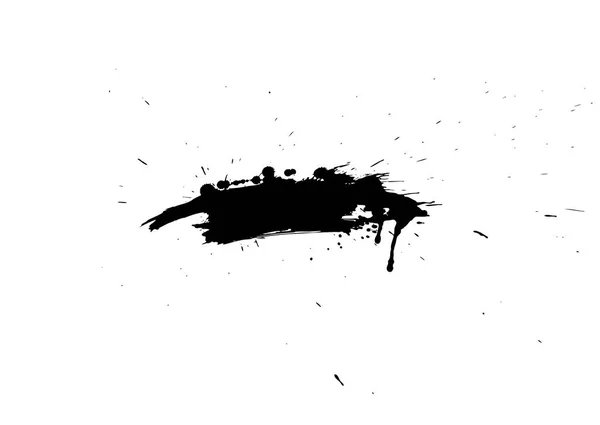 Czarne Tło Grunge Ilustracji Wektorowych — Wektor stockowy