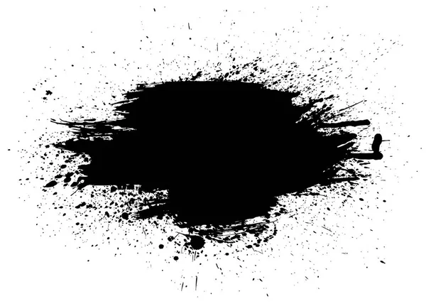 Black Vector Grunge Background Vector Illustration — Stock Vector