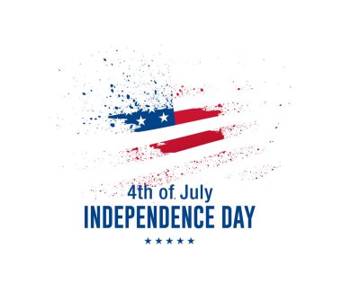 şık bağımsızlık günü afiş, vektör illüstrasyon