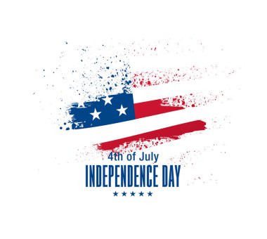 şık bağımsızlık günü afiş, vektör illüstrasyon