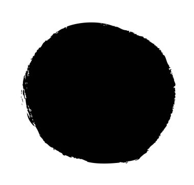 siyah daire grunge arka plan, vektör illüstrasyon