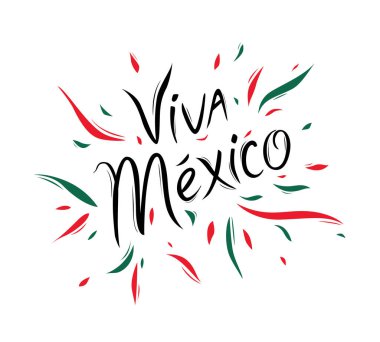 Meksika vektör afiş düzeni tasarımı. Viva Meksika!