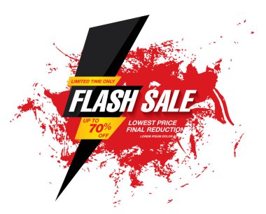 Flash satışı büyük başlığı