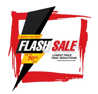 Flash satışı büyük başlığı