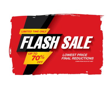 Flash satışı büyük başlığı