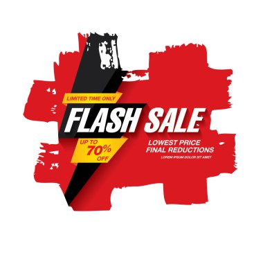 Flash satışı büyük başlığı