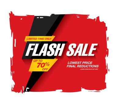 Flash satışı büyük başlığı