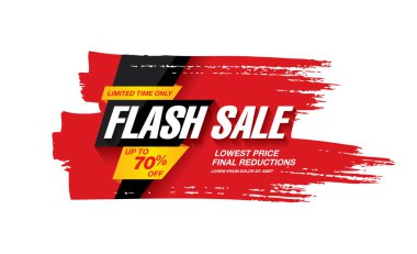 Flash satışı büyük başlığı