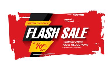 Flash satışı büyük başlığı