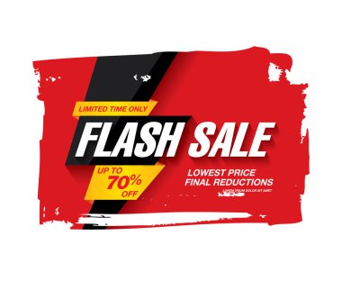 Flash satışı büyük başlığı