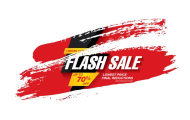 Flash satışı büyük başlığı
