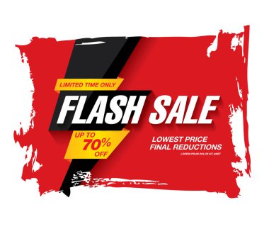 Flash satışı büyük başlığı