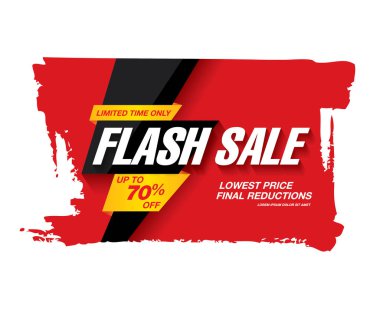 Flash satışı büyük başlığı