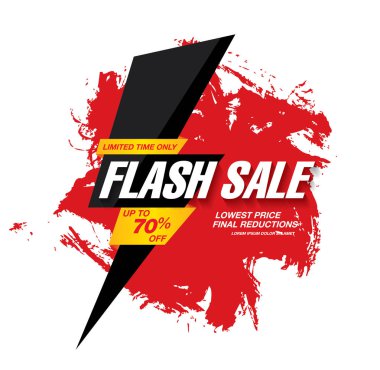 Flash satışı büyük başlığı