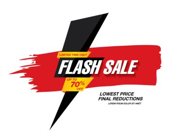 Flash satışı büyük başlığı