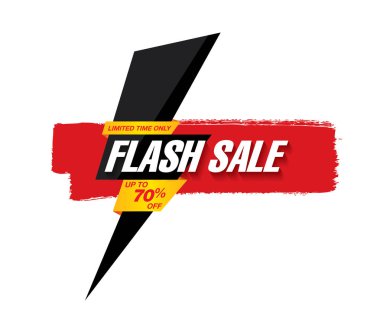 Flash satışı büyük başlığı