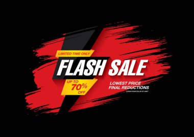 Flash satışı büyük başlığı