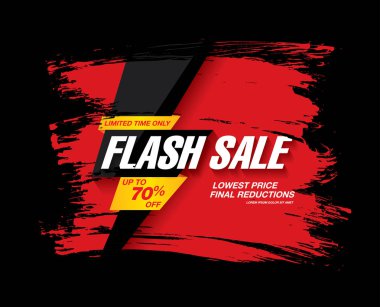 Flash satışı büyük başlığı