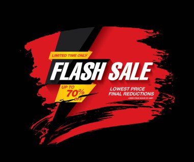 Flash satışı büyük başlığı