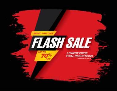 Flash satışı büyük başlığı