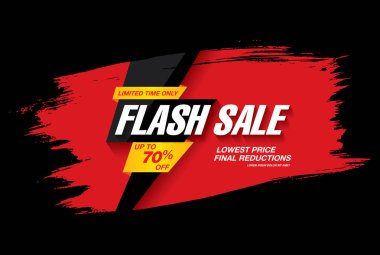 Flash satışı büyük başlığı