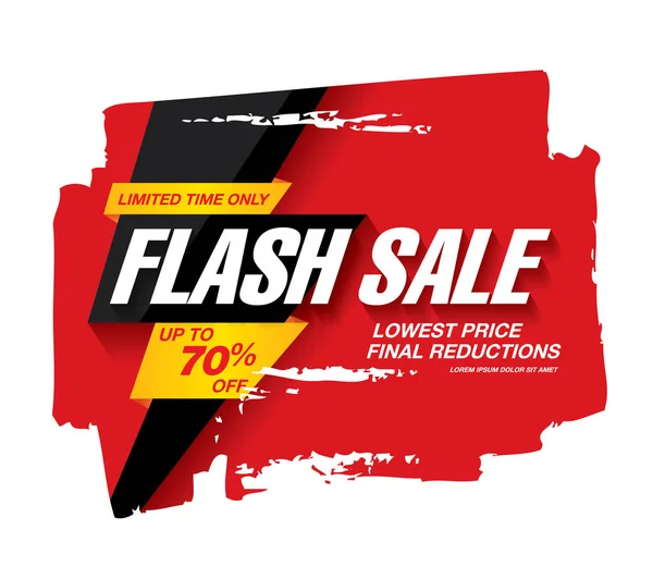 Flash satışı büyük başlığı