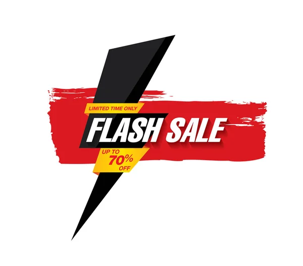 Flash banner venta — Vector de stock