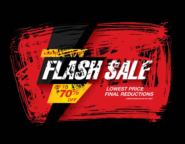 Flash Sale Banner — Stockvektor