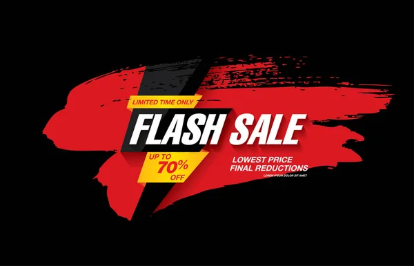Banner de venda flash — Vetor de Stock
