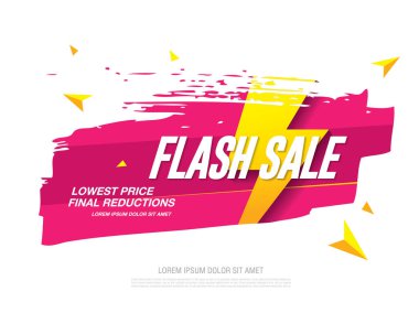 Flash satışı büyük başlığı