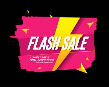 Flash satışı büyük başlığı