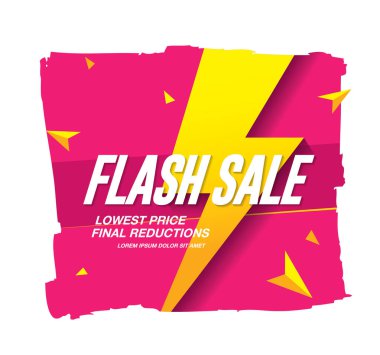 Flash satışı büyük başlığı