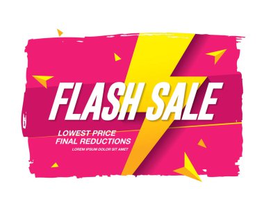 Flash satışı büyük başlığı