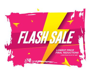 Flash satışı büyük başlığı