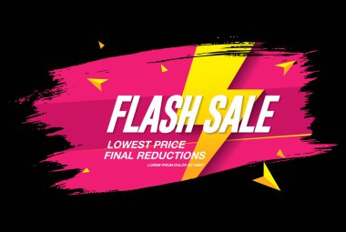 Flash satışı büyük başlığı