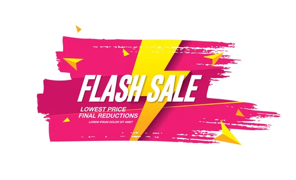 Flash banner venta — Vector de stock