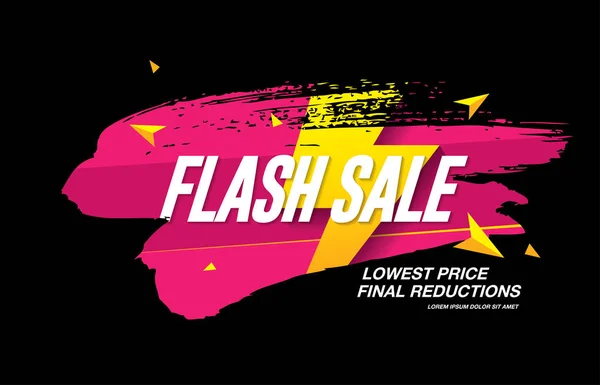 Banner de venda flash — Vetor de Stock