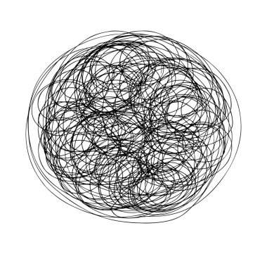 siyah daire grunge arka plan, vektör illüstrasyon