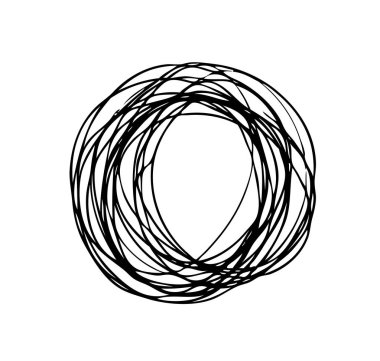 siyah daire grunge arka plan, vektör illüstrasyon