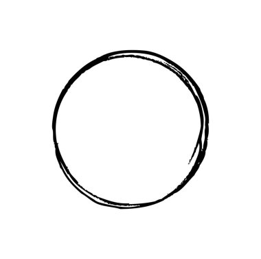 siyah daire grunge arka plan, vektör illüstrasyon